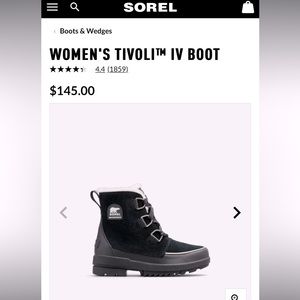 Sorel Tivoli IV boot